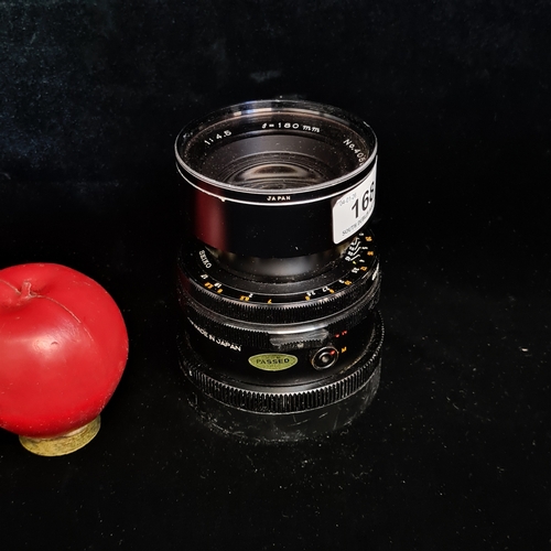 168 - A 'Mamiya - Sekor C 1:4.5 / 180mm' camera lens.
RRP:€199 via kamerastore.com