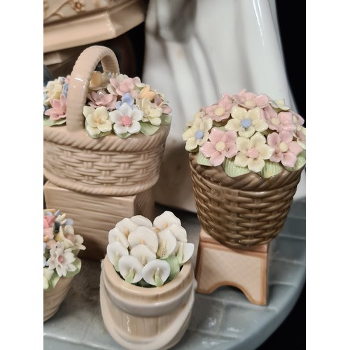 230 - Star Lot : A very large large limited edition porcelain Spanish made Nadal figure depicting a mother... 