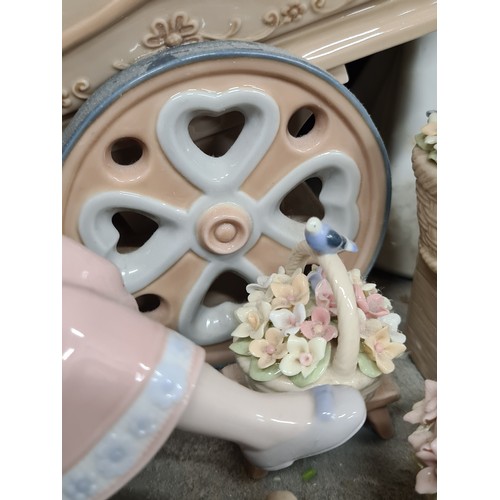 230 - Star Lot : A very large large limited edition porcelain Spanish made Nadal figure depicting a mother... 