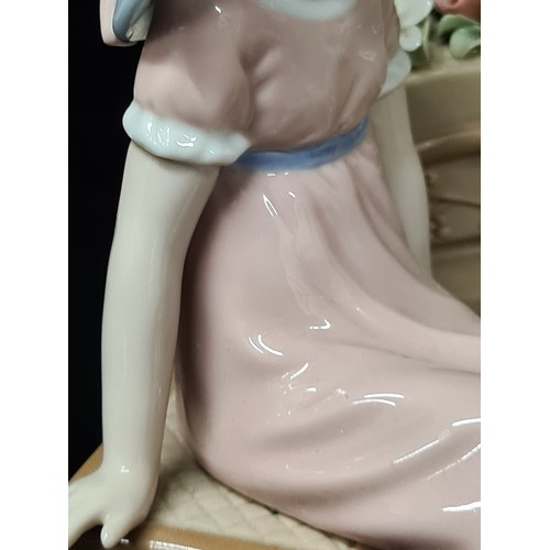 230 - Star Lot : A very large large limited edition porcelain Spanish made Nadal figure depicting a mother... 