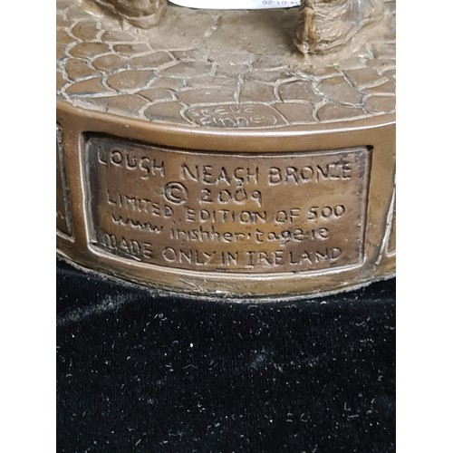 233 - Star Lot : A limited edition Irish made 'Lough Neagh Bronze' figure of Countess Markievicz with The ... 