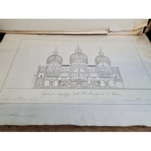 122 - Super Star Lot :  An amazing, outstanding very very large cloth bound folio book entitled 