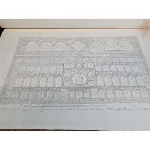 122 - Super Star Lot :  An amazing, outstanding very very large cloth bound folio book entitled 