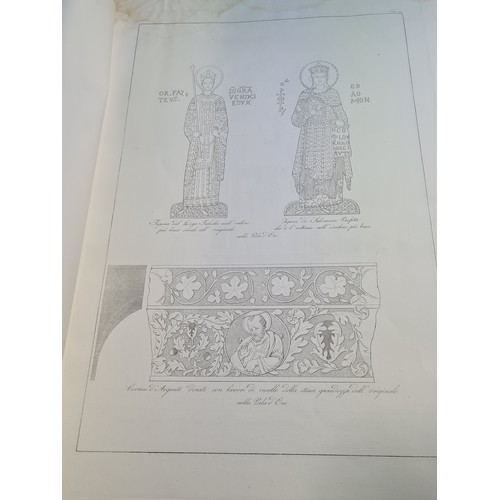 122 - Super Star Lot :  An amazing, outstanding very very large cloth bound folio book entitled 