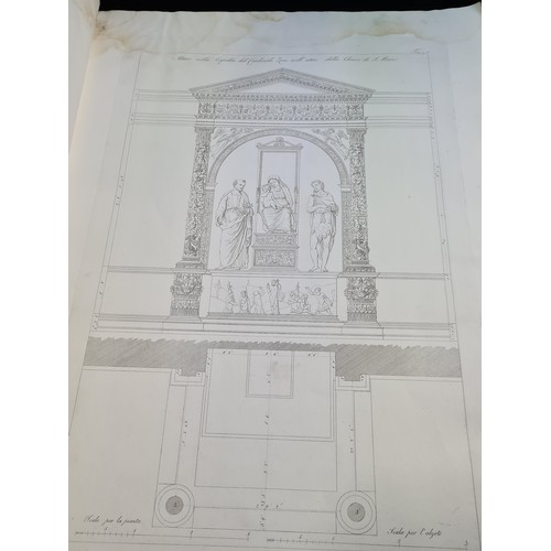 122 - Super Star Lot :  An amazing, outstanding very very large cloth bound folio book entitled 