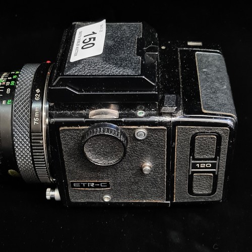 150 - Star Lot : A 'Zenza Bronica ETR-C' 1970's medium format film camera using 120/220 roll film. Fitted ... 