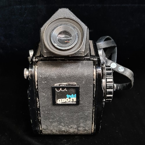 157 - Star Lot: A 'Kowa Super 66 Medium Format SLR' film camera. Fitted with 'Kowa/ six' view finder and '... 