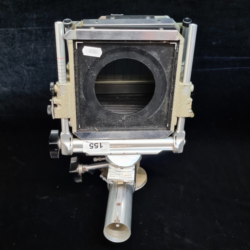 155 - Star Lot : A vintage 'Sinar Norma System C. Koch 4x5 inch' mono rail camera. Includes a ' Maiya-Seik... 