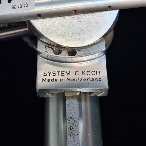 155 - Star Lot : A vintage 'Sinar Norma System C. Koch 4x5 inch' mono rail camera. Includes a ' Maiya-Seik... 