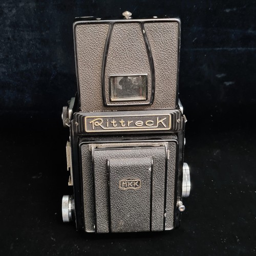 164 - Star Lot : A vintage 'Rittreck MKK 6x9 film SLR' camera body. This camera is notable for being one o... 