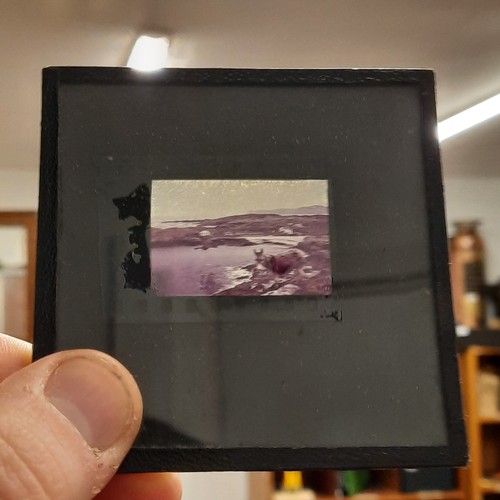 192 - A fabulous very interesting collection of 14 Vintage glass plate magic lantern slides  of rural Irel... 