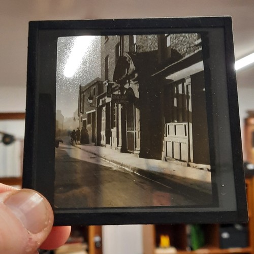 192 - A fabulous very interesting collection of 14 Vintage glass plate magic lantern slides  of rural Irel... 