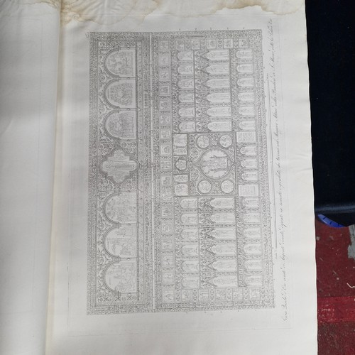 122 - Super Star Lot :  An amazing, outstanding very very large cloth bound folio book entitled 