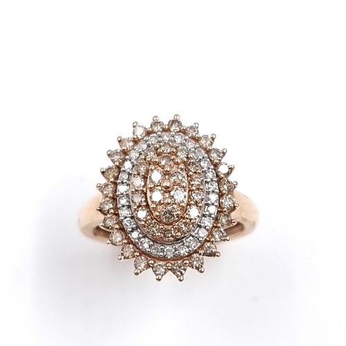 Super Star Lot: A beautiful bomb style Diamond gemstone ring. Estimated ...