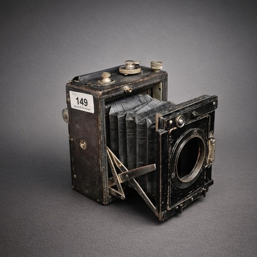 149 - A vintage 1950s 'Zeiss Ikon Contessa-Deckrullo Nettel' folding plate camera. (body only ) 
RRP:£175 ... 