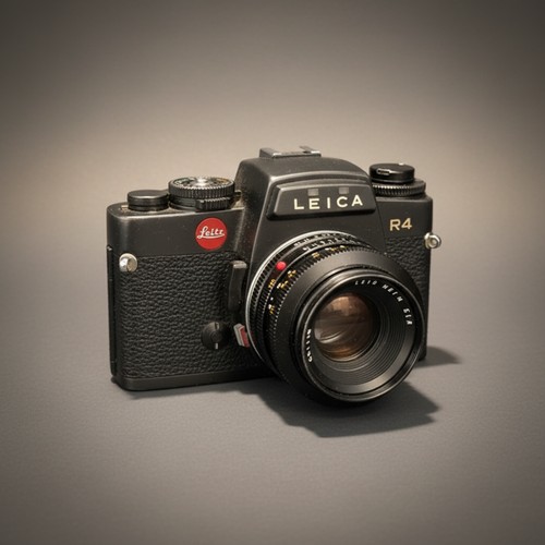 154 - Star Lot: A Leitz Leica R4 35mm film SLR camera fitted with a Summicron R 1:2/50 lens. RRP €859.