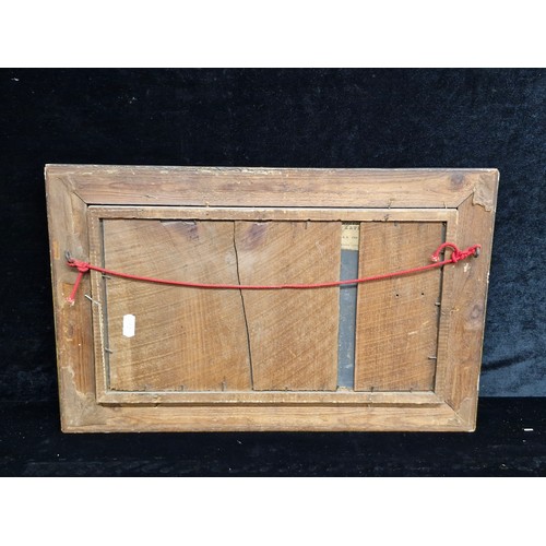 79 - Star Lot: A fabulous 19th century antique oil on board painting. Features a wonderfully depicted tra... 