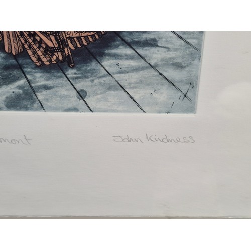 75 - Star Lot: 'John Kindness' An original hand signed  Artists Proof 'John Kindness' etching on paper ti... 