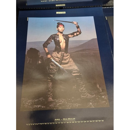 86 - Star Lot: Two rare and sought after vintage 1991 evocative Pirelli calendars. First launched in 1964... 