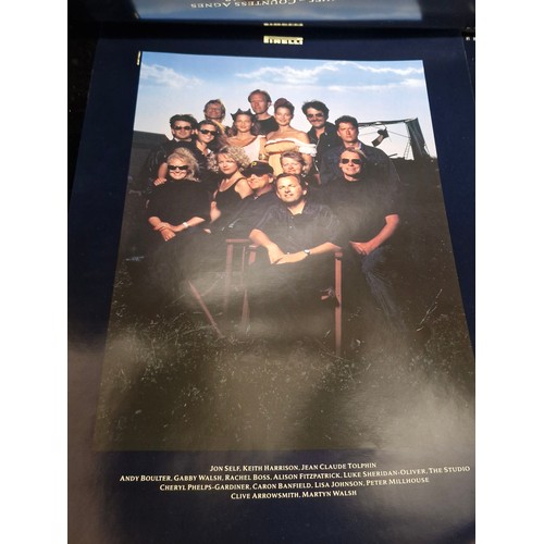 86 - Star Lot: Two rare and sought after vintage 1991 evocative Pirelli calendars. First launched in 1964... 