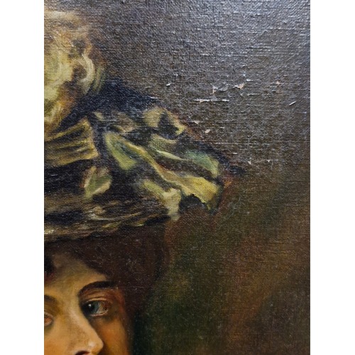 92 - Super Star Lot: A fine and beautiful 19th century oil on canvas painting after an Alfred Schwartz (G... 