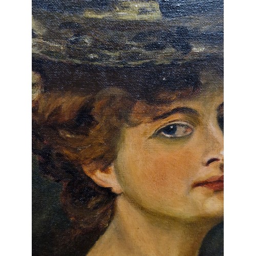 92 - Super Star Lot: A fine and beautiful 19th century oil on canvas painting after an Alfred Schwartz (G... 