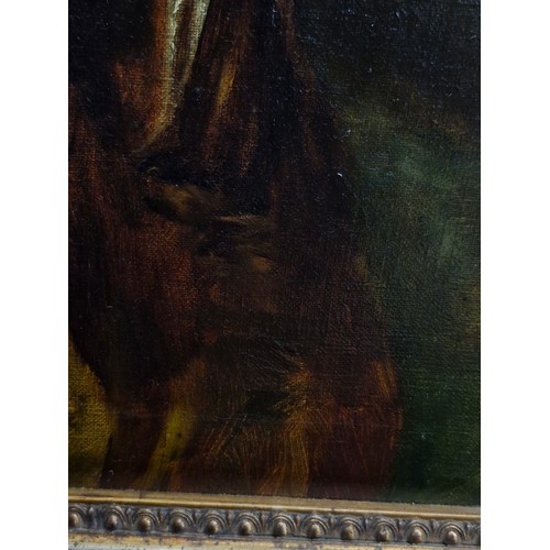 92 - Super Star Lot: A fine and beautiful 19th century oil on canvas painting after an Alfred Schwartz (G... 