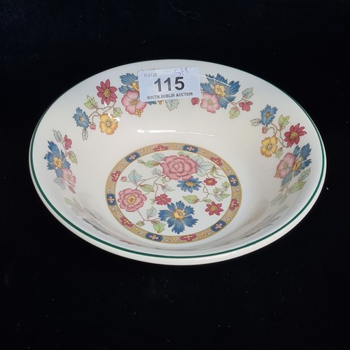 115 - A Myott Staffordshire England part dinner service set in the 
