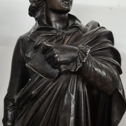 120 - Fabulous pair of large Statues of Lord Byron and Sir Walter Scott. Brilliant size and subject matter... 