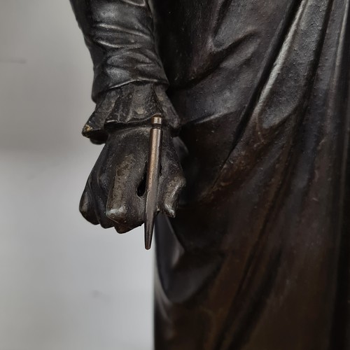 120 - Fabulous pair of large Statues of Lord Byron and Sir Walter Scott. Brilliant size and subject matter... 