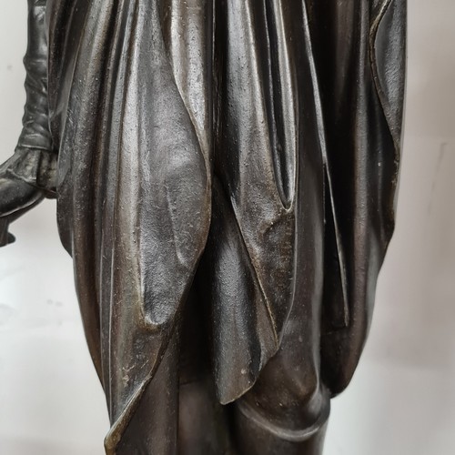 120 - Fabulous pair of large Statues of Lord Byron and Sir Walter Scott. Brilliant size and subject matter... 