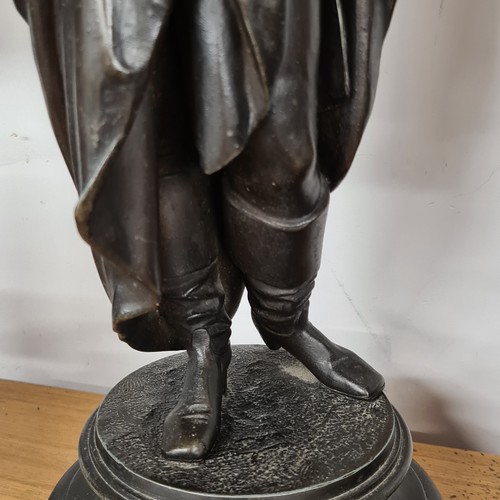 120 - Fabulous pair of large Statues of Lord Byron and Sir Walter Scott. Brilliant size and subject matter... 