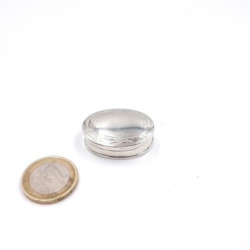 A Sterling Silver hinged pillbox. Holds foliate detailing to lid. Weight - 9.19 grams.
Please note, the image of the modelled/ staged item was created by a new imaging/ staging software called showiton.ai. Upload a simple image and the software stages it for you. www.showiton.ai try it for free. It’s a very simple, user-friendly platform.