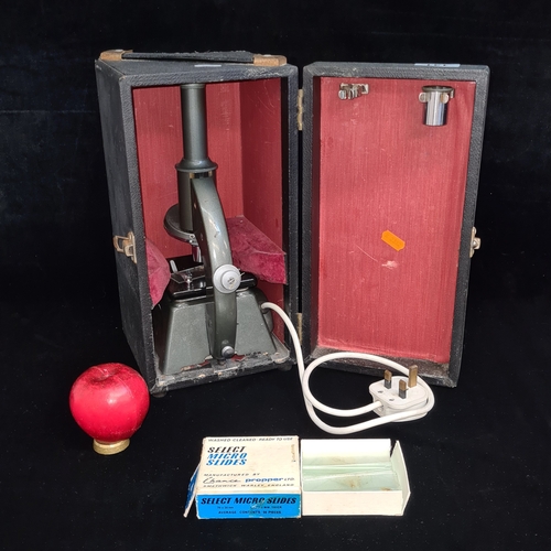 A quality vintage C. Baker 4347 London Microscope. Comes with ...