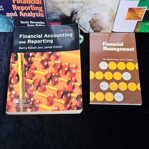 Set of five finance and accounting textbooks, comprising: International ...