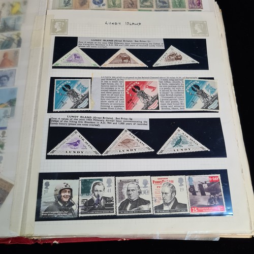 A fULL Linder stamp album containing franked and unfranked mounted and ...