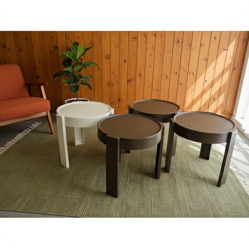 Set of four mid century 1970 embossed with made in Holland, stacking ...