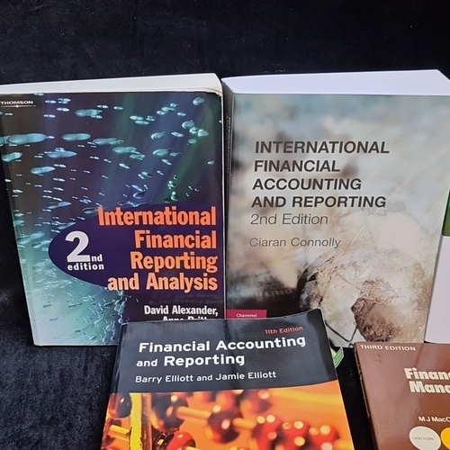 Set of five finance and accounting textbooks, comprising: International ...