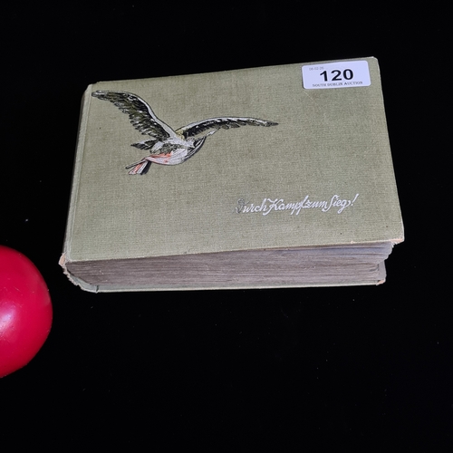 120 - A postcard album containing 100+ UK and Irish postcards. Examples  the 1920's - 40's  with hand writ... 