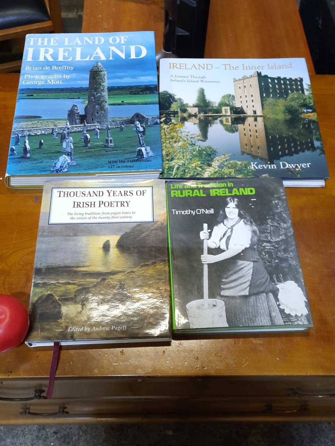 Set of 4 Irish interest hardback books comprising: The Land of Ireland ...