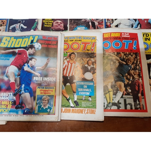 Group of football magazines, chiefly Shoot! and associated regional ...