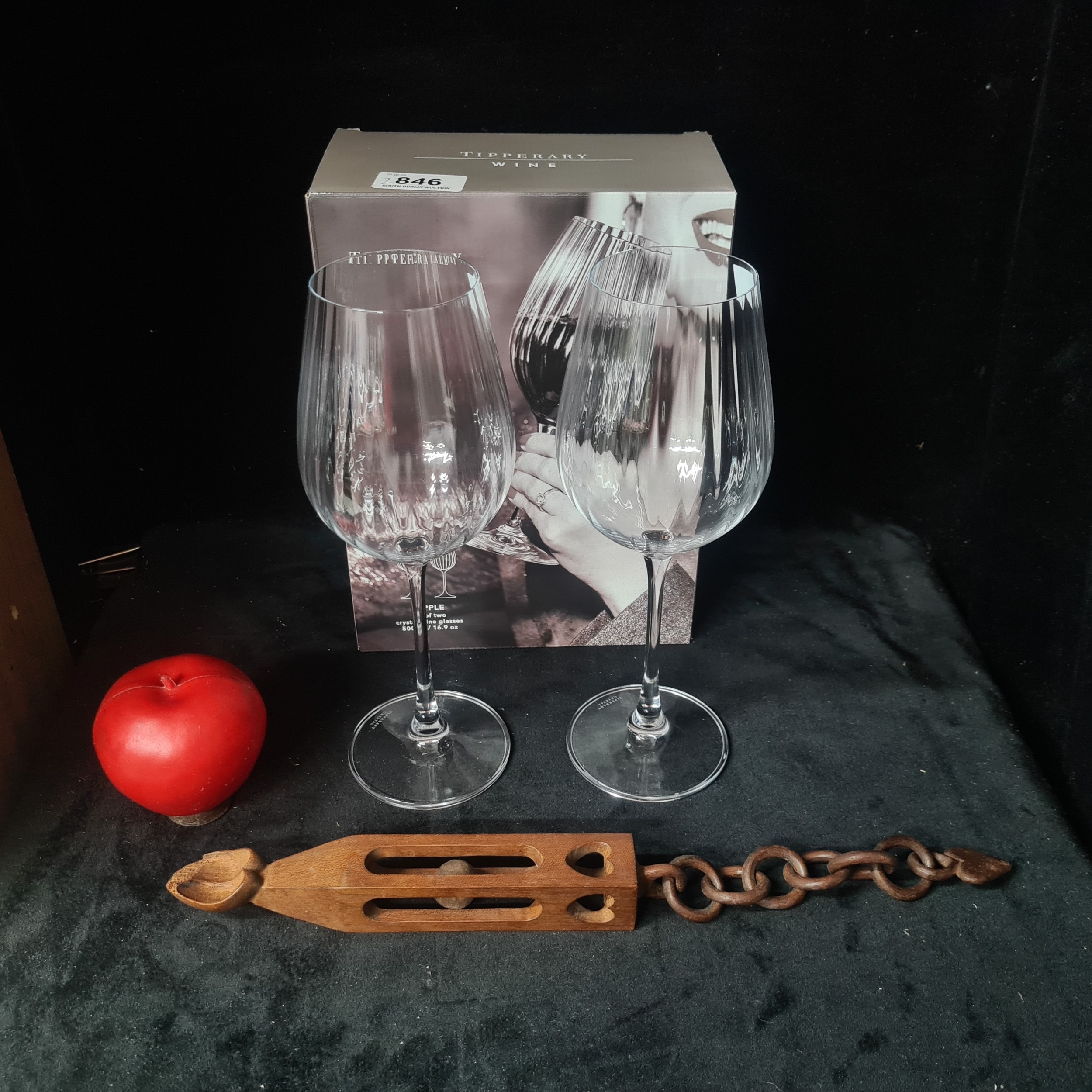 A set of two Tipperary crystal 