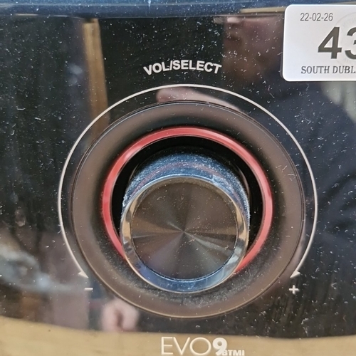 436 - A SonicGear EVO9 8TMI Bluetooth multimedia speaker system, comprising a central subwoofer/control un... 