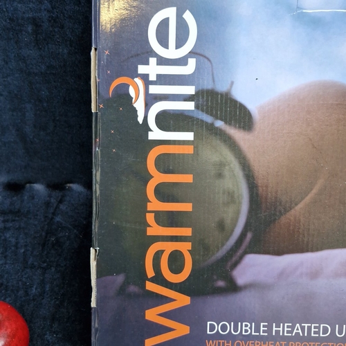 437 - A new Warmnite double heated under blanket, boxed, with overheat protection and detachable controlle... 
