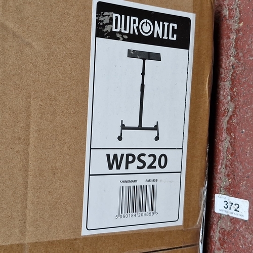 453 - A boxed Duronic WPS20 wheeled projector or monitor stand, in original shipping carton; label with pr... 