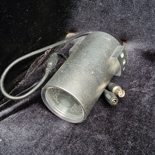 461 - A group of outdoors or indoors CCTV security cameras with infrared LED night-vision rings, comprisin... 