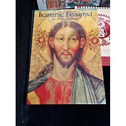 473 - A group of illustrated books and publications, including 'The Ten Bamboo Studio', 'Tibet: Life, Myth... 