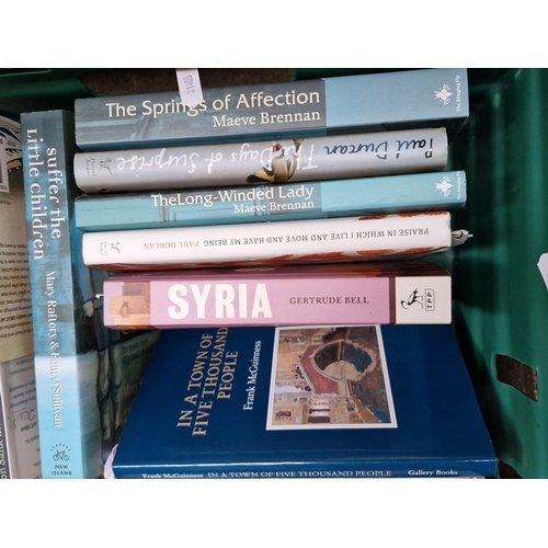 479 - A group of assorted hardcover and paperback books, including titles by Maeve Brennan, Irène Némirovs... 