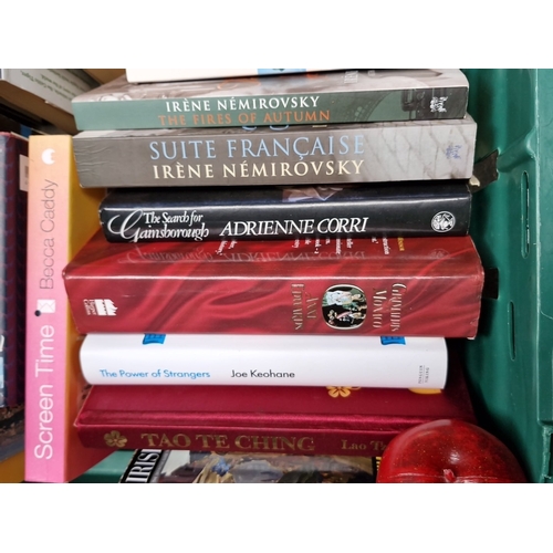 479 - A group of assorted hardcover and paperback books, including titles by Maeve Brennan, Irène Némirovs... 