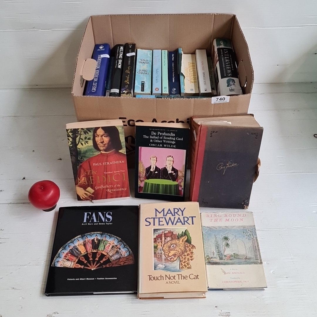 A group of assorted paperback and hardback books, including literary ...